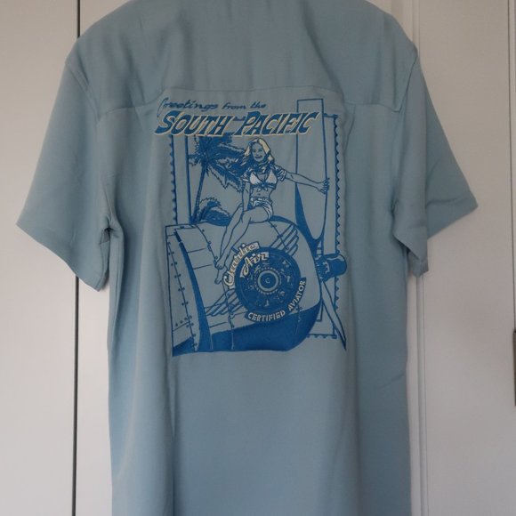Harriton Other - Harriton Vintage Aviation Camp Shirt
